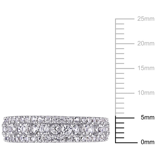 Everly Women'S Created Sapphire Sterling Silver Ring