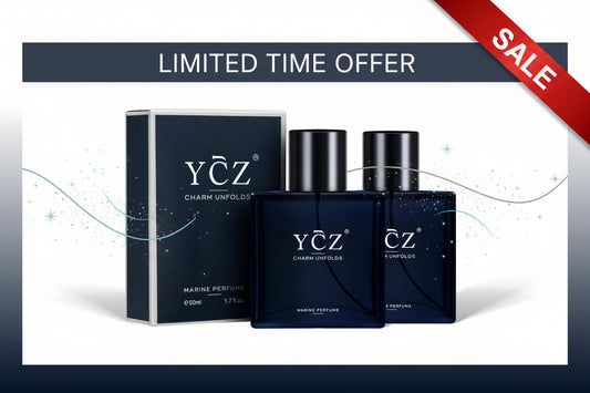 Charm Unfolds Men'S Cologne (2-Pack), Marine & Oriental Woody Fragrance, Long Lasting Eau De Parfum Gift Set, 2 X 1.7 Oz (Total 3.4 Oz)