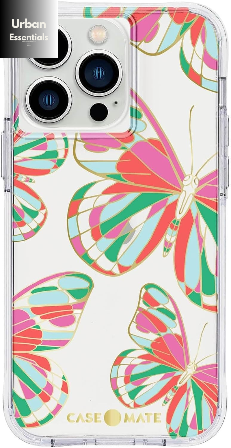 Case-Mate Soap Bubble Iphone 13 Pro Case [10Ft Drop Protection] [Wireless Charging Compatible] Luxury Cover for Iphone 13 Pro 6.1" - Iridescent Swirl Effect. Anti-Scratch, Shock Absorbing - Iridescent