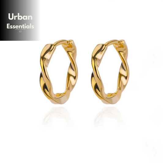 Elegant round Earrings for Women Girls Luxury Stainless Steel Hoop Earrings Vintage Wedding Engagement Aesthetic Jewerly Aretes