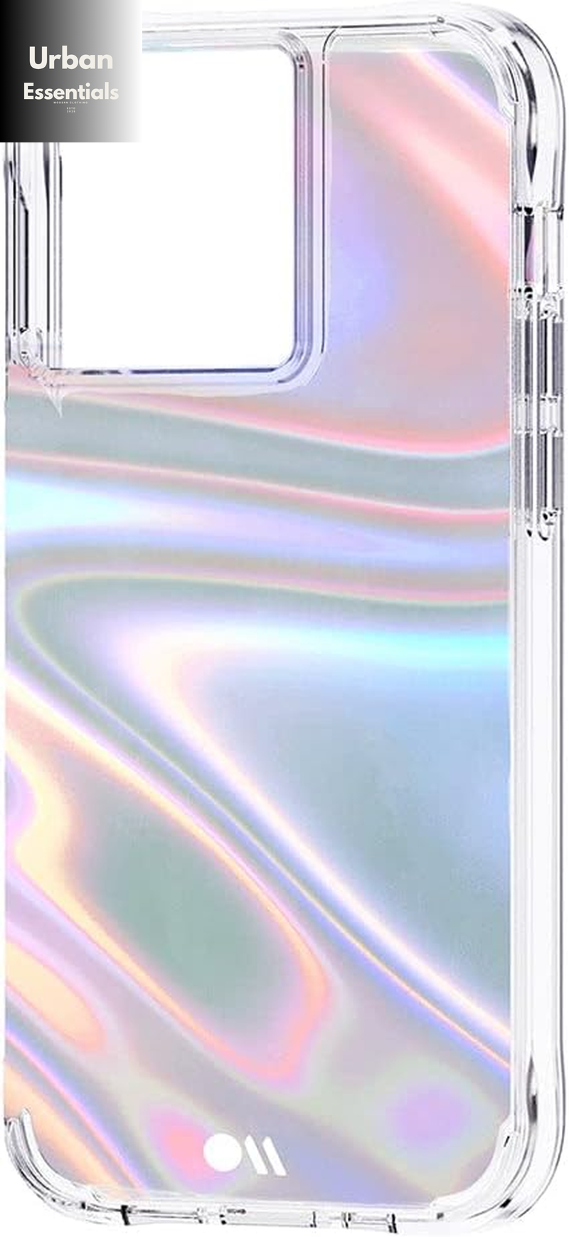 Case-Mate Soap Bubble Iphone 13 Pro Case [10Ft Drop Protection] [Wireless Charging Compatible] Luxury Cover for Iphone 13 Pro 6.1" - Iridescent Swirl Effect. Anti-Scratch, Shock Absorbing - Iridescent